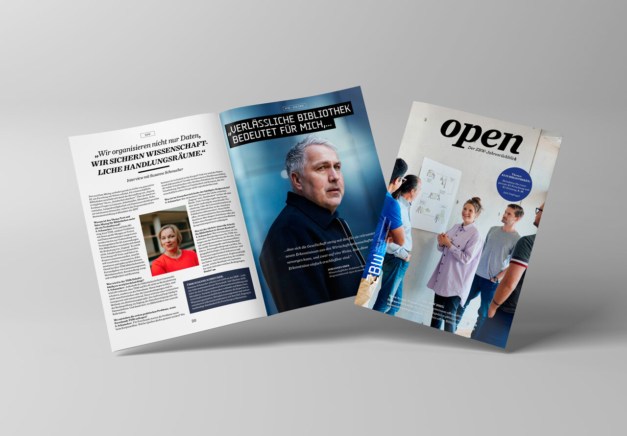 Cover: open - Der ZBW-Jahresrückblick