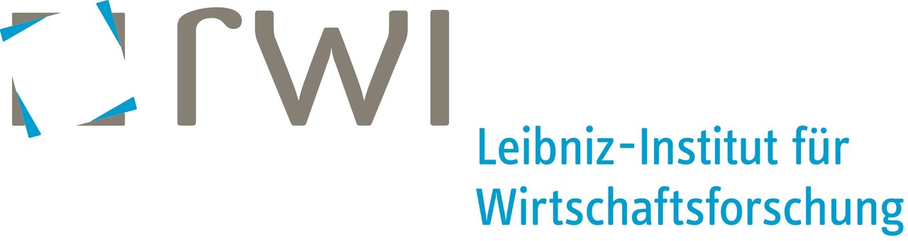 Logo: RWI - Leibniz-Institut für Wirtschaftsforschung