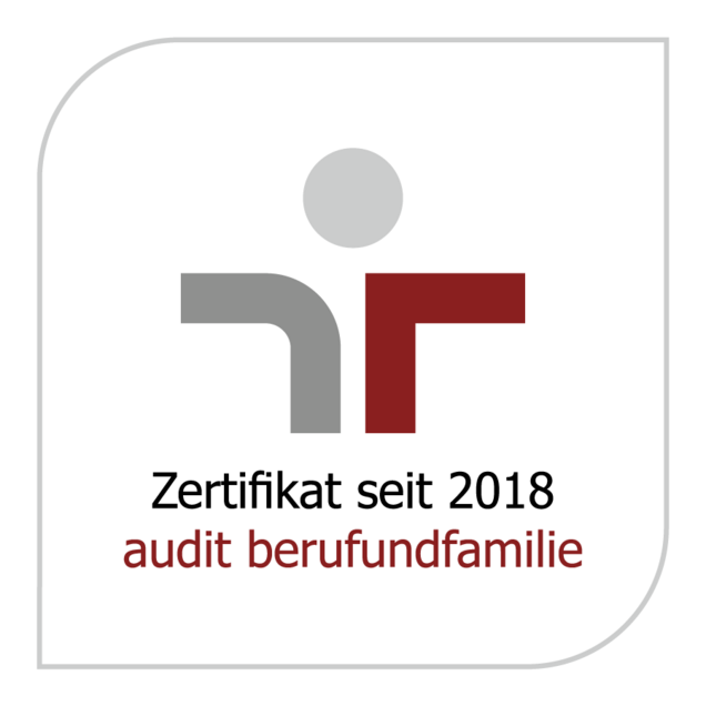 Zertifikat seit 2018 audit berufundfamilie