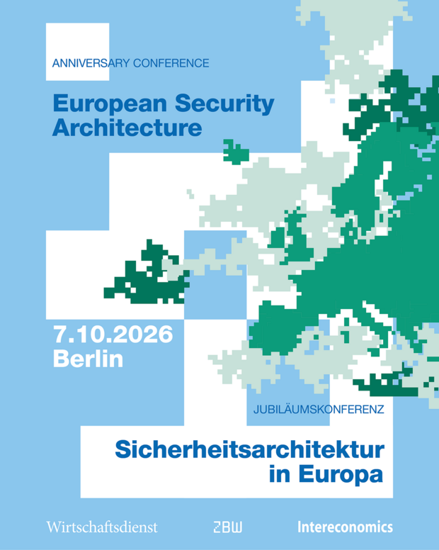 Plakat zur Konferenz "Sicherheitsarchitektur"