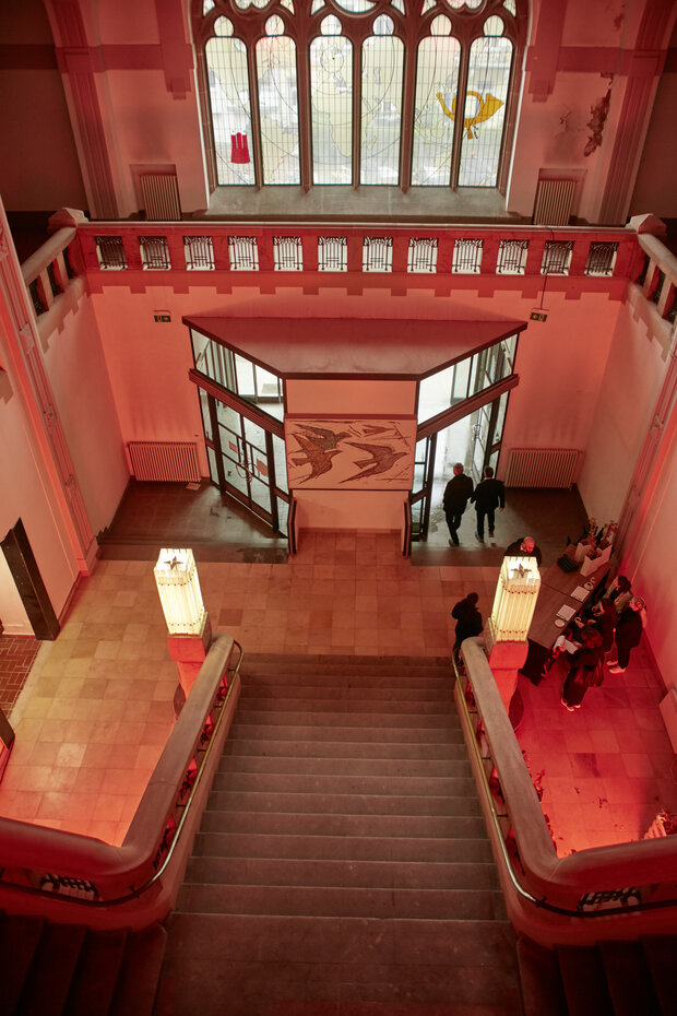 Historischer Treppenaufgang Campus Schlüterstrasse
