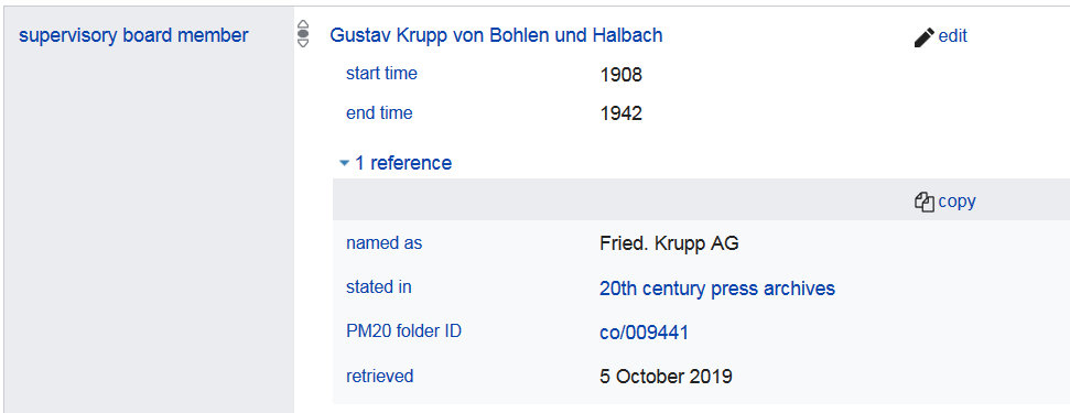 Addition to Wikidata item "Friedrich Krupp AG" (Q679201) from PM20 metadata